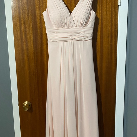 Stunning Pink Chiffon Dress (Bill Levkolf) - Picture 2 of 4